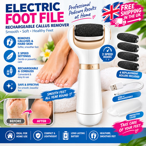 Electric foot file - foot,